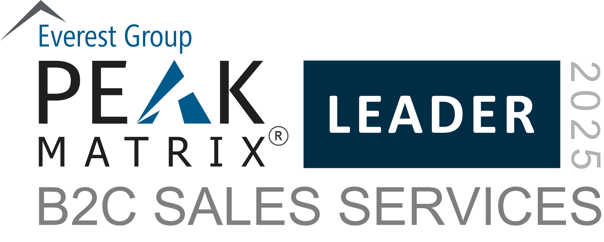 B2C Sales Services 2025 - PEAK Matrix Award Logo - Leader B2C Sales Services 2025 - PEAK Matrix Award Logo - Leader